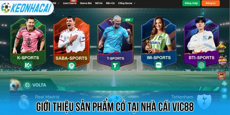Giới thiệu sản phẩm có tại nhà cái Vic88