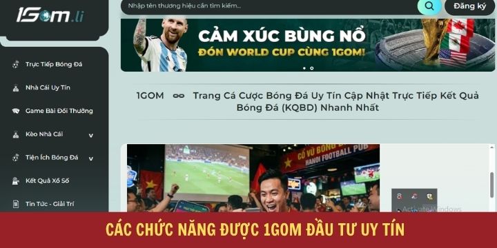 1gom - Trang web soi kèo, tỷ lệ nhà cái miễn phí siêu chuẩn 2 Danh mục với sự đầu tư chất lượng, chuyên nghiệp từ 1gom