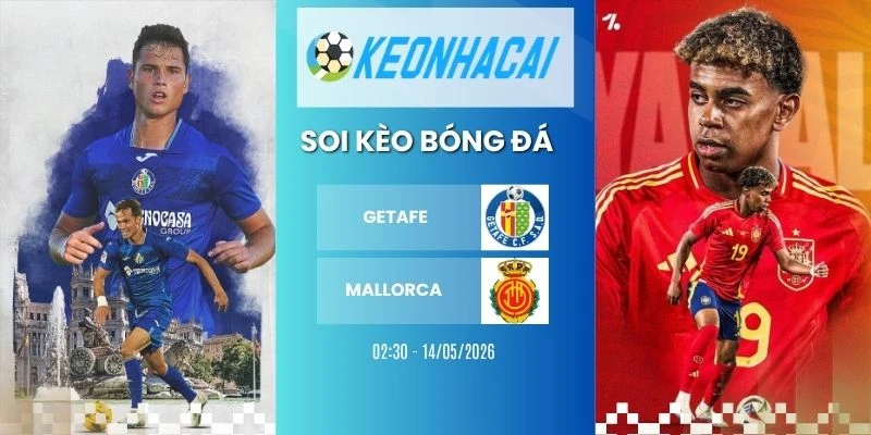 Kèo nhà cái Getafe vs Mallorca - La Liga, 14/05/2026
