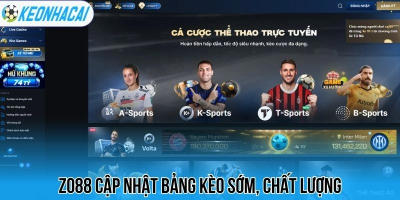 Nhà Cái Uy Tín - Tổng Hợp Top 20 Sân Chơi Chất Lượng 31 Zo88 cập nhật bảng kèo sớm, chất lượng