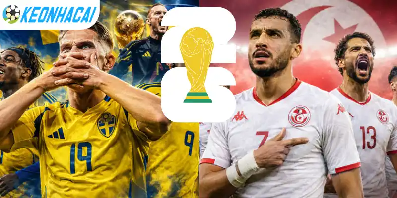 Soi Kèo Nhà Cái Thụy Điển Vs Tunisia - Bảng F World Cup 09h00 15/06/2026 4 Cập nhật kèo nhà cái trận giữa Thụy Điển vs Tunisia