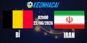 Soi Kèo Nhà Cái Bỉ Vs Iran - Bảng G World Cup 02h00 22/06/2026