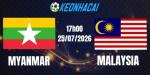 Soi kèo nhà cái Myanmar vs Malaysia - Vòng bảng AFF Cup17h00 25/07/2026